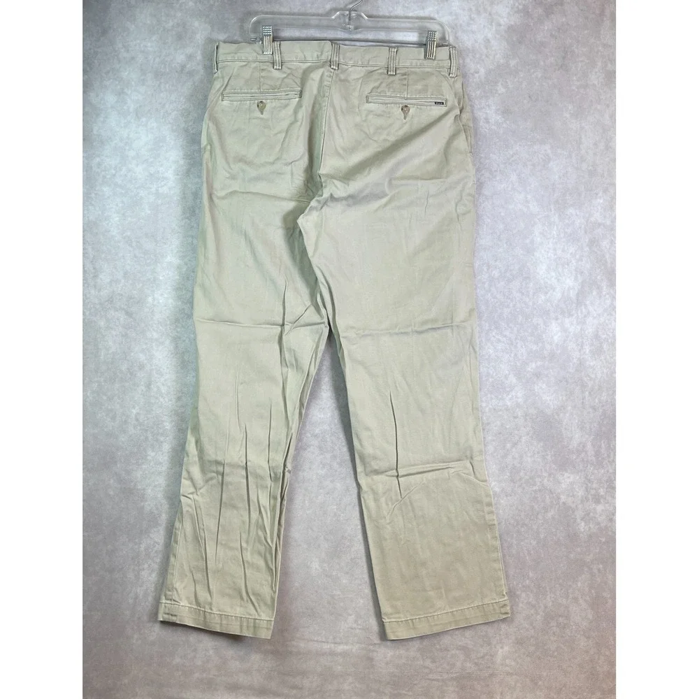 VINTAGE Polo Ralph Lauren Pants Chinos Mens 34x30 Khaki Straight Leg Classic 90s